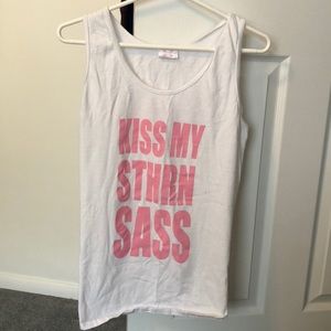 Kiss My Southern Sass Tank Top